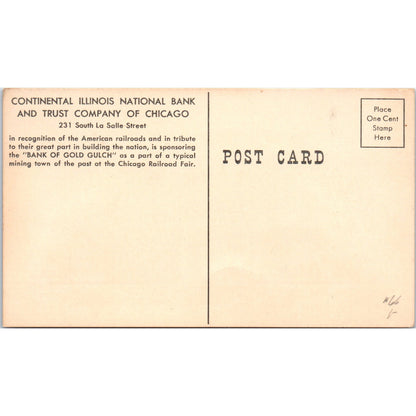 Chicago Railroad Fair October 1949 Original Postcard P1-15