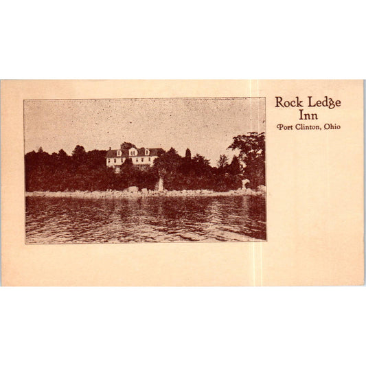 Rock Ledge Inn Port Clinton Ohio Original Postcard TK1-P12