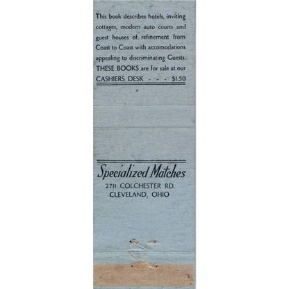 Althea Lewisburg West Virginia Advertising Matchbook Cover SA1-M8