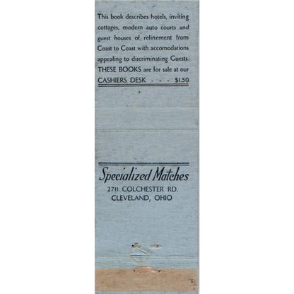 Althea Lewisburg West Virginia Advertising Matchbook Cover MM9-8