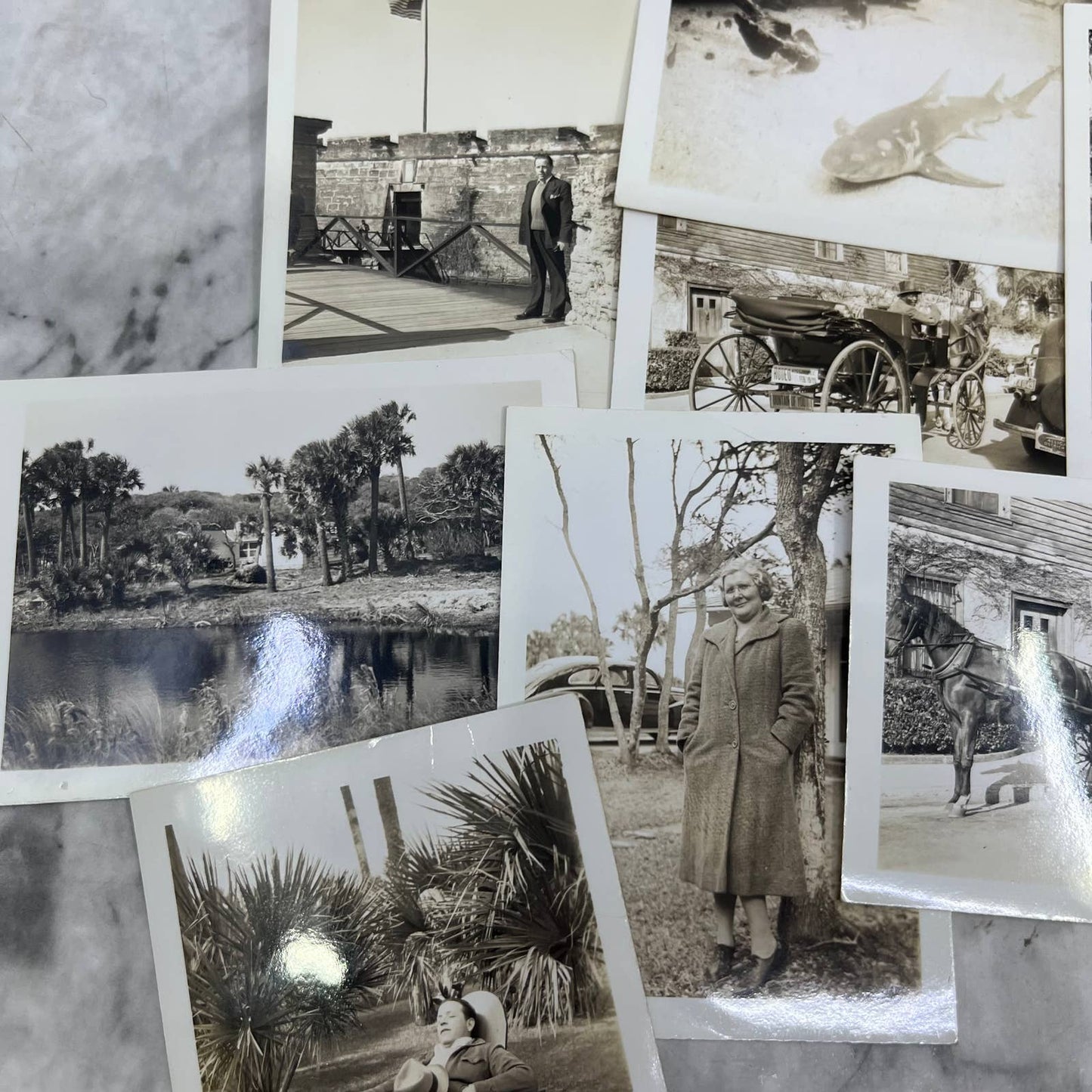 1941 Photos & Negatives Florida Vacation Ponte Verda St. Augustine TJ9-PG3