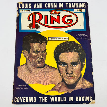 1946 June - The Ring Boxing Magazine – Gene Tunney Billy Conn Joe Louis TA5