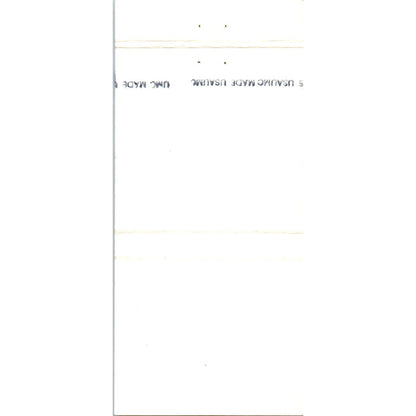 1970s Debbie & Bill Just Married Wedding Advertising Matchbook Cover MM9-7
