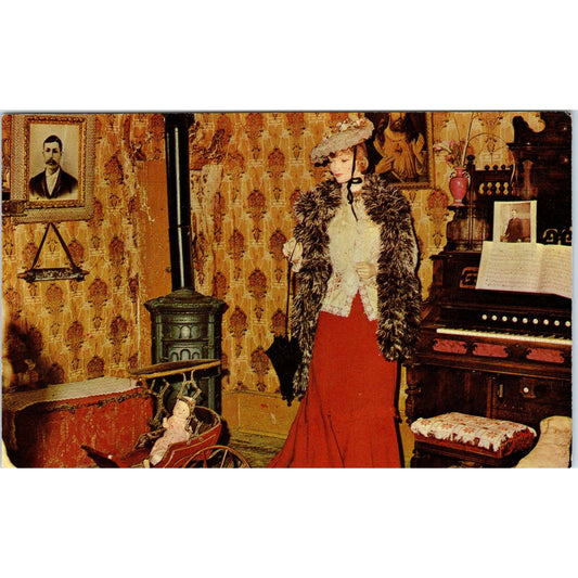 The Millinery Dress Shop Virginia City MT Original Postcard PB9