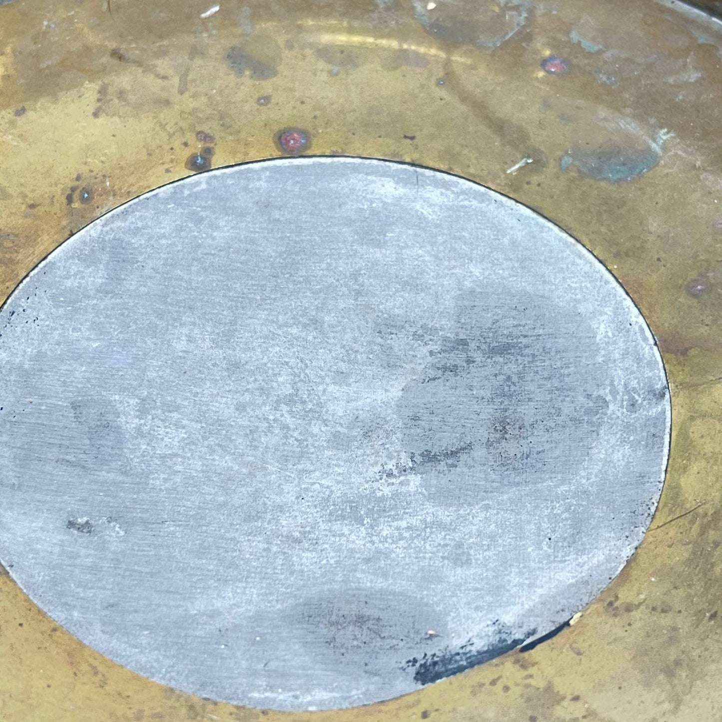 Antique Brass Industrial Sieve 229 8” TE8