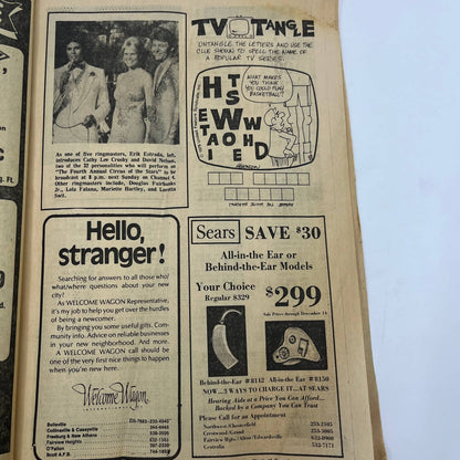 1979 Dec 9 Bellville IL News-Democrat TV Listings Circus of the Stars TG6