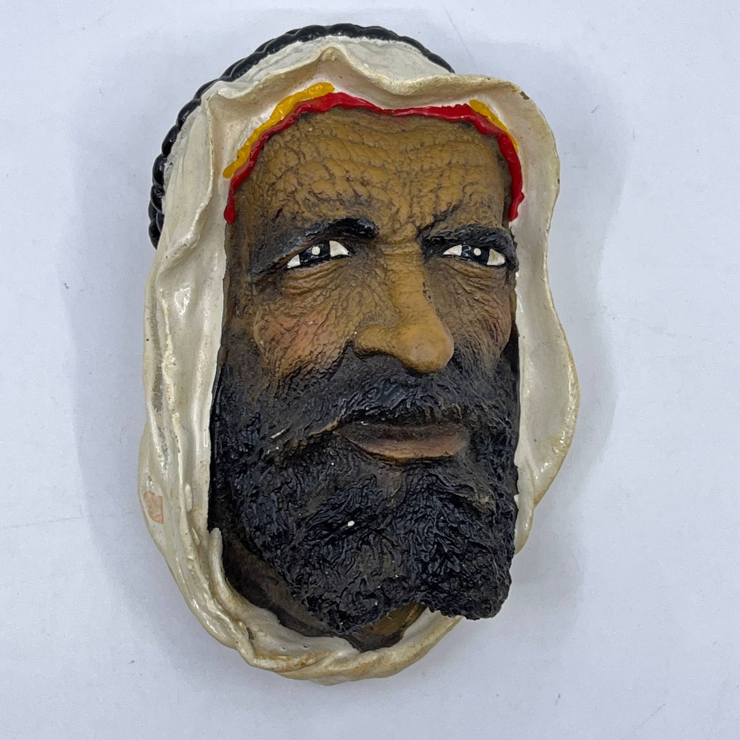 Syrian Shiek - Bosson Chalkware Head  Rare Vintage TC8