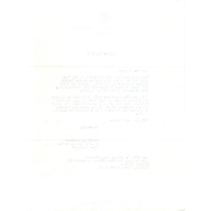 Vice President Official Letterhead Signed Martin J. McNamara Aug 16 1966 TK1-P6