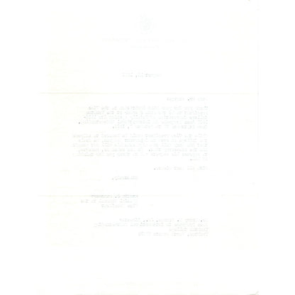 Vice President Official Letterhead Signed Martin J. McNamara Aug 16 1966 B11