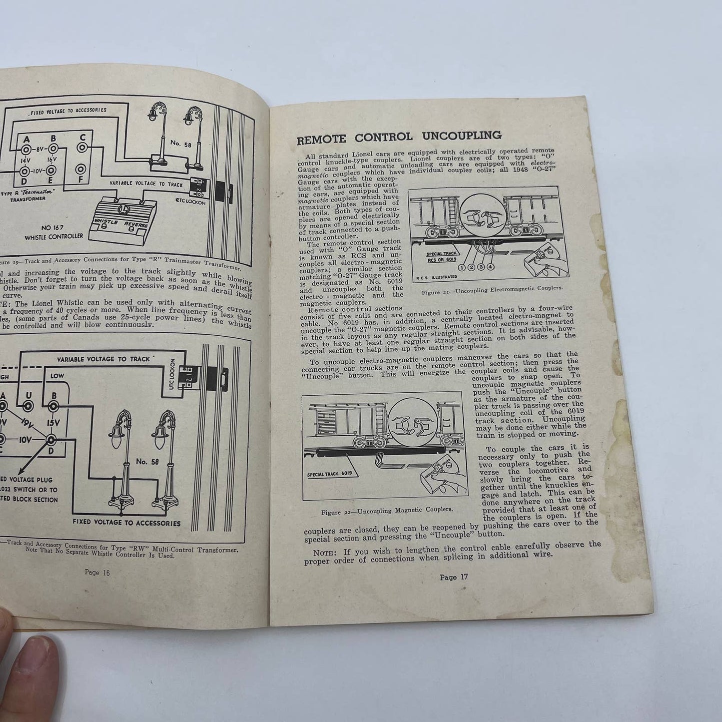1948 Lionel Trains Instructions For Assembling and Operating Red Cover TG2