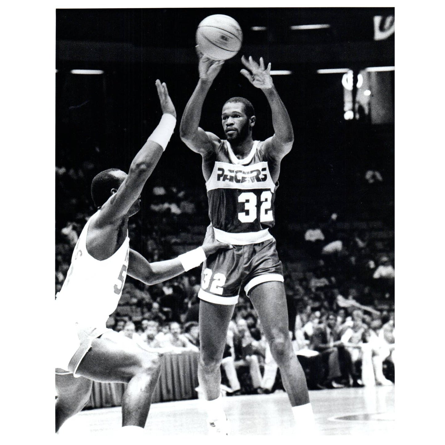 1985 Press Photo Basketball NBA Herb Williams Indiana Pacers 8x10" AD3
