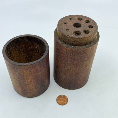 Vintage Shop Made Solid Wood Drill Bit Holder 7" TH7