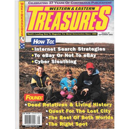 Western & Eastern Treasures Magazine - Treasure Hunting Sep 2003 M6