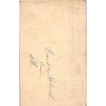 WWI c1917 Army Soldier Doughboy Cartoon Wall Original Postcard TK1-28