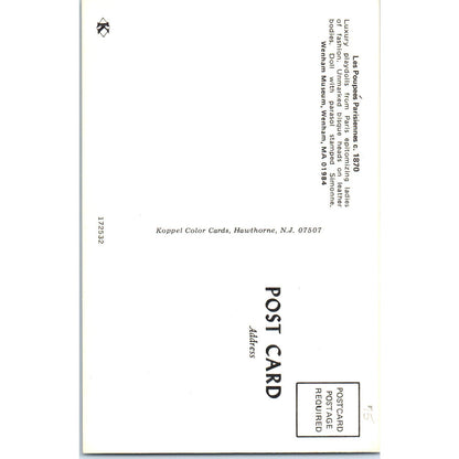 Les Poupées Parisiennes Bisque Luxury Dolls Original Postcard PB10