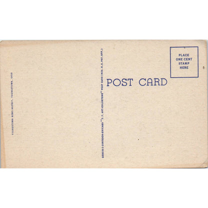 The Rapids at the Old Mill Idora Park Youngstown Ohio Original Postcard TK1-P1