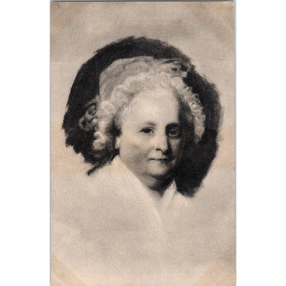 Portrait of Martha Washington by Gilbert Stewart Original Postcard TK1-P1