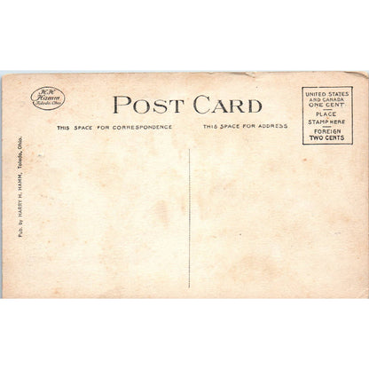 Looking Up Rock River Shades Indiana c1935 - Original RPPC Postcard TJ7-RP3