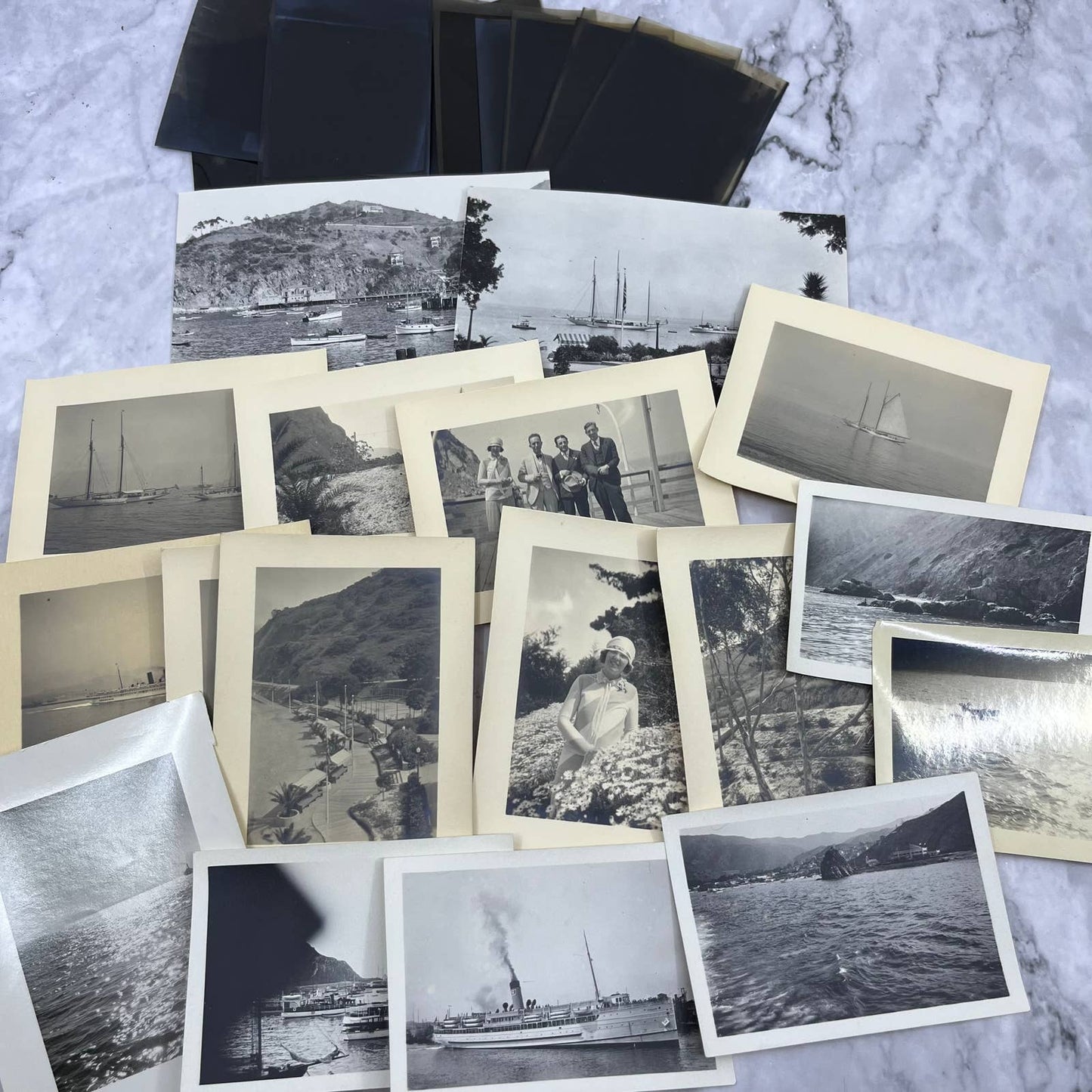 1920s Collection of Photos & Negatives of Catalina Island California TJ8