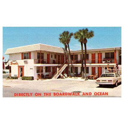 Vintage Postcard - Holiday Sands Motel Daytona Beach FL Syl & Wendy Prevost AD9