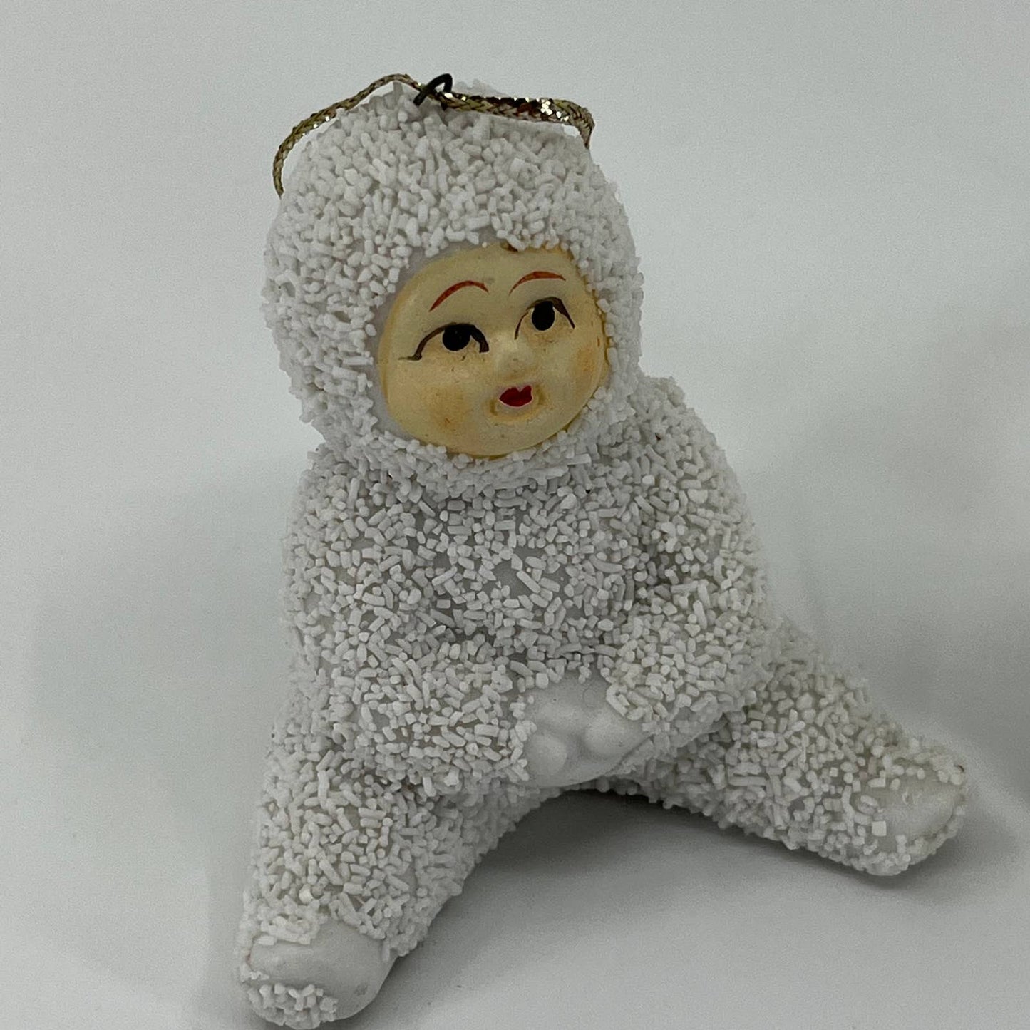 Vintage 2.5” Snow Babies Christmas Tree Ornament Set of 2 SA1