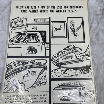 1981 NEW NOS Decorcal Sports & Wildlife Decal W-20 Ringneck Pheasant Hunting FL5