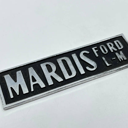 Vintage Metal Mardis Ford Emblem Sommerset PA SD3