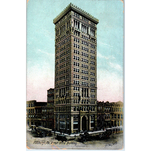 1909 Postcard Arrott Office Building Pittsburgh PA TD8-P2