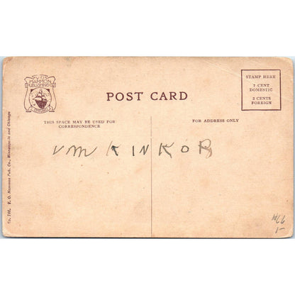 Gate Ajar Como Park St. Paul Minnesota c1910 Original Postcard TK1-P20