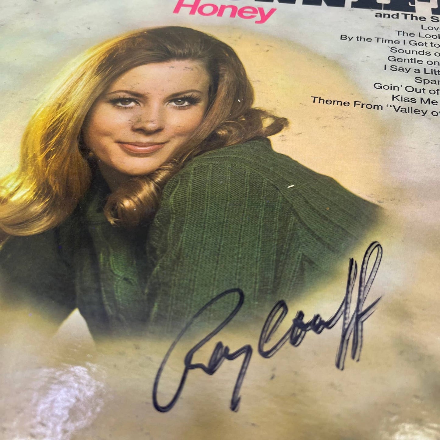 Ray Conniff and the Singers Honey Vinyl Record Autographed Authenticated TH3