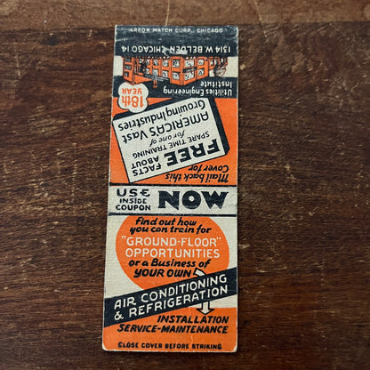 Business Opportunities Chicago IL Advertising Matchbook Cover MM11-6