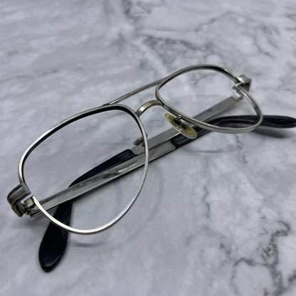 Vintage Art Craft Chrome Aviator Frame Eyeglasses 5 1/4 TD1-2
