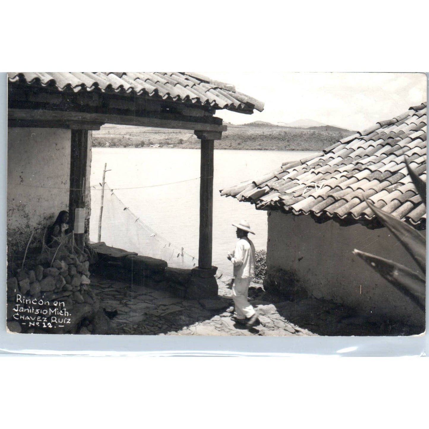 Rincon On Janitzio Mich. Chavez Ruiz Mexico - Original RPPC Postcard TJ7-MP