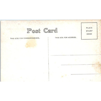 Antique Postcard Silver Lake Park Cuyahoga Falls Birds Eye View Ohio TD9