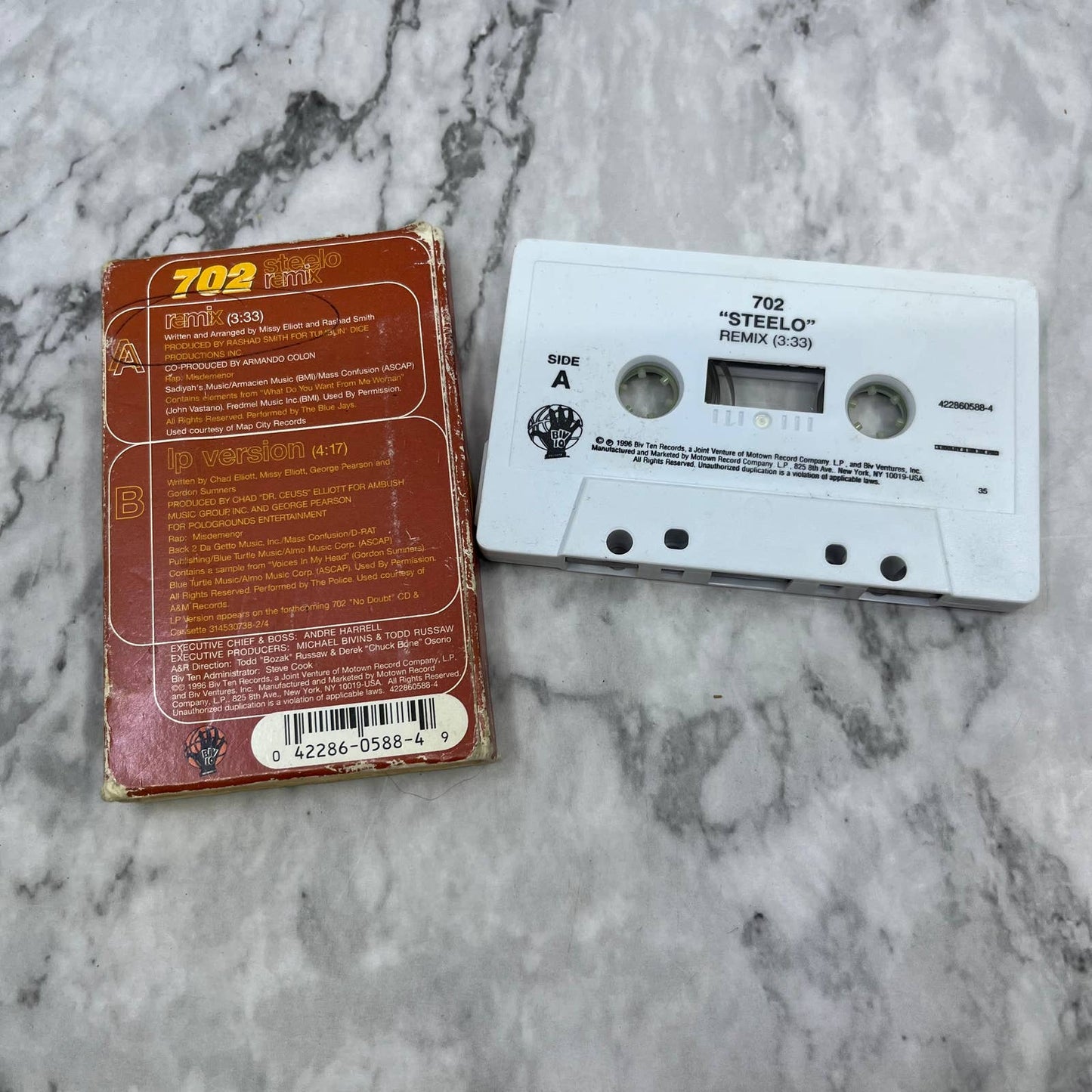 702 - Steelo Remix - Cassette Tape Single TJ4