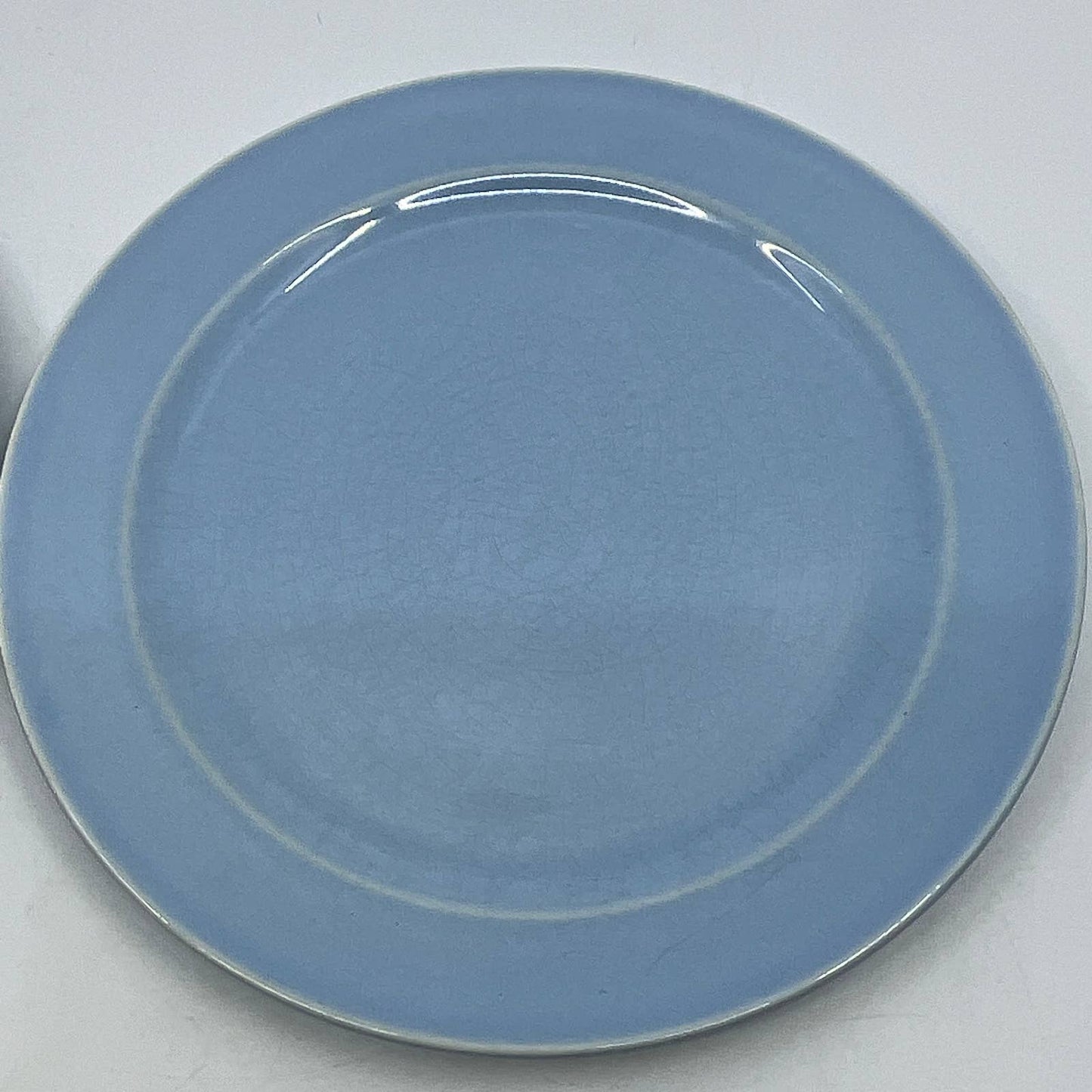 Vintage Lu-Ray Pastel Blue 7 1/4" Dessert Salad Plates T.S.&T. Set of 2 TI3