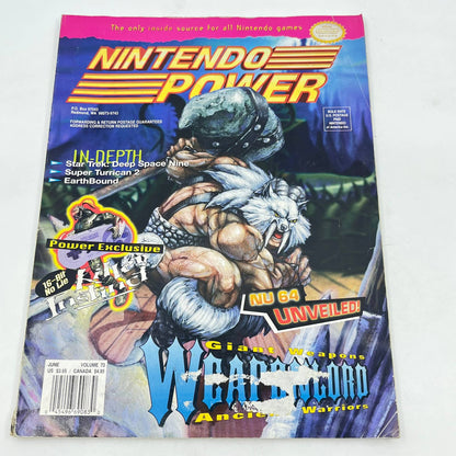 Nintendo Power Issue 73 WeaponLord SNES, Has Poster TE9