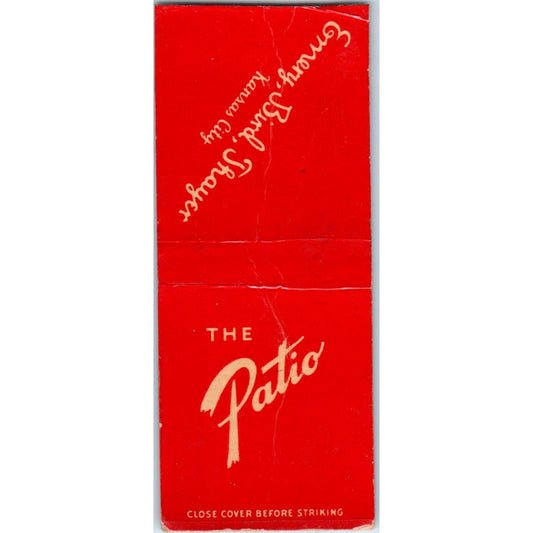 The Patio Emery, Bird, Thayer Kansas City MO Advertising Matchbook Cover MM8-5