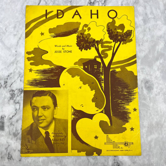 1942 - "Idaho" - Jesse Stone - Alvino Rey - Vintage Sheet Music TI1