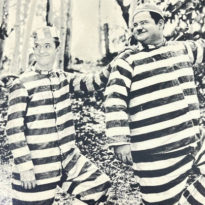 VTG Laurel & Hardy Prisoners Photo Movie Still Black & White 8x10 AB4-46
