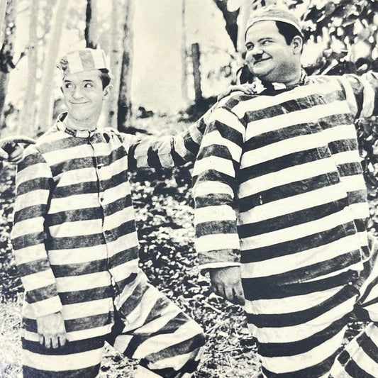 VTG Laurel & Hardy Prisoners Photo Movie Still Black & White 8x10 AB4-46