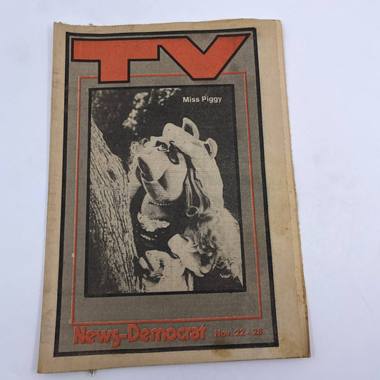 1981 Nov 22 Bellville IL News-Democrat TV Listings Magazine Miss Piggy TG6