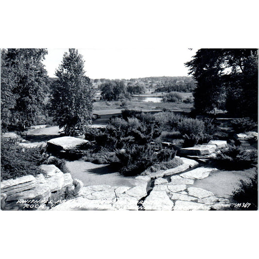 Whitnall Park Botanical Garden Hales Corners Wisconsin RPPC Postcard TJ9-P3
