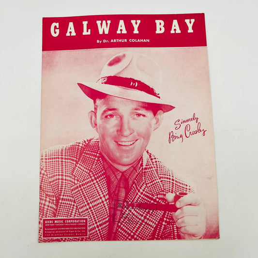 1947 Galway Bay Dr. Arthur Colahan Bing Crosby Sheet Music