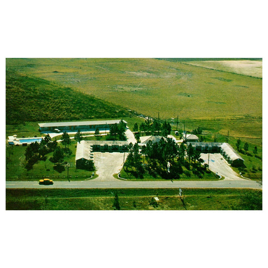 Vintage Postcard - Walker's Deluxe Motel Dothan Alabama AD9