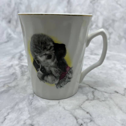 Vintage Roy Kirkham Poodle Dog Cup Mug Fine Bone China England TH1