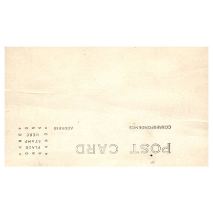 WWI Battleship Scene - USS America 1918 - Original Postcard RPPC TJ8-4