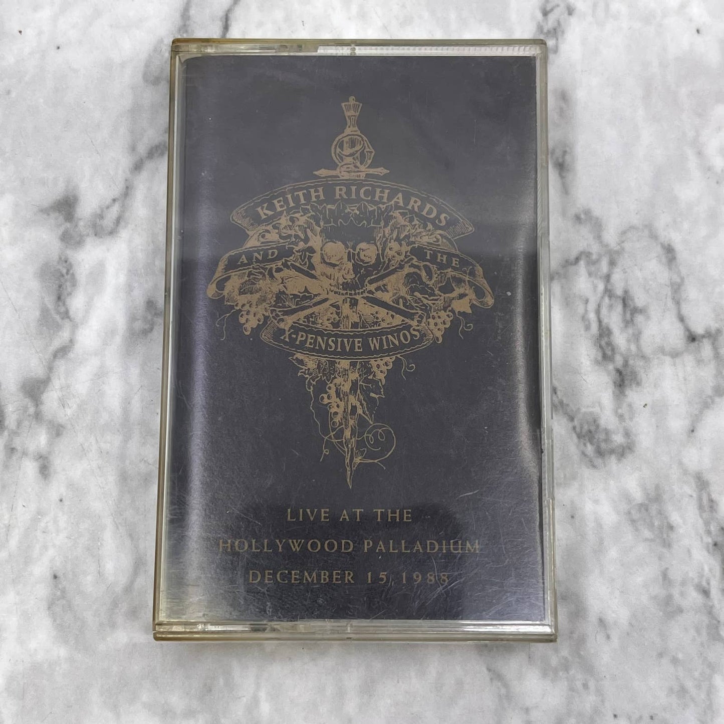 Keith Richards & X Pensive Winos Live Hollywood Palladium Cassette Tape TJ6-84