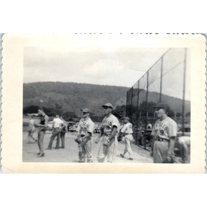 Vtg Original Photograph Los Angeles Angels Baseball Team Photo 3.5x5 AD8-P5