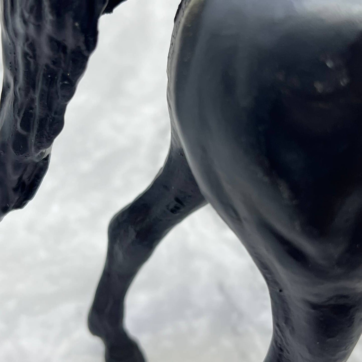 1980s Breyer BLACK BEAUTY Prancing Stallion Horse #3040 8x7 TB4